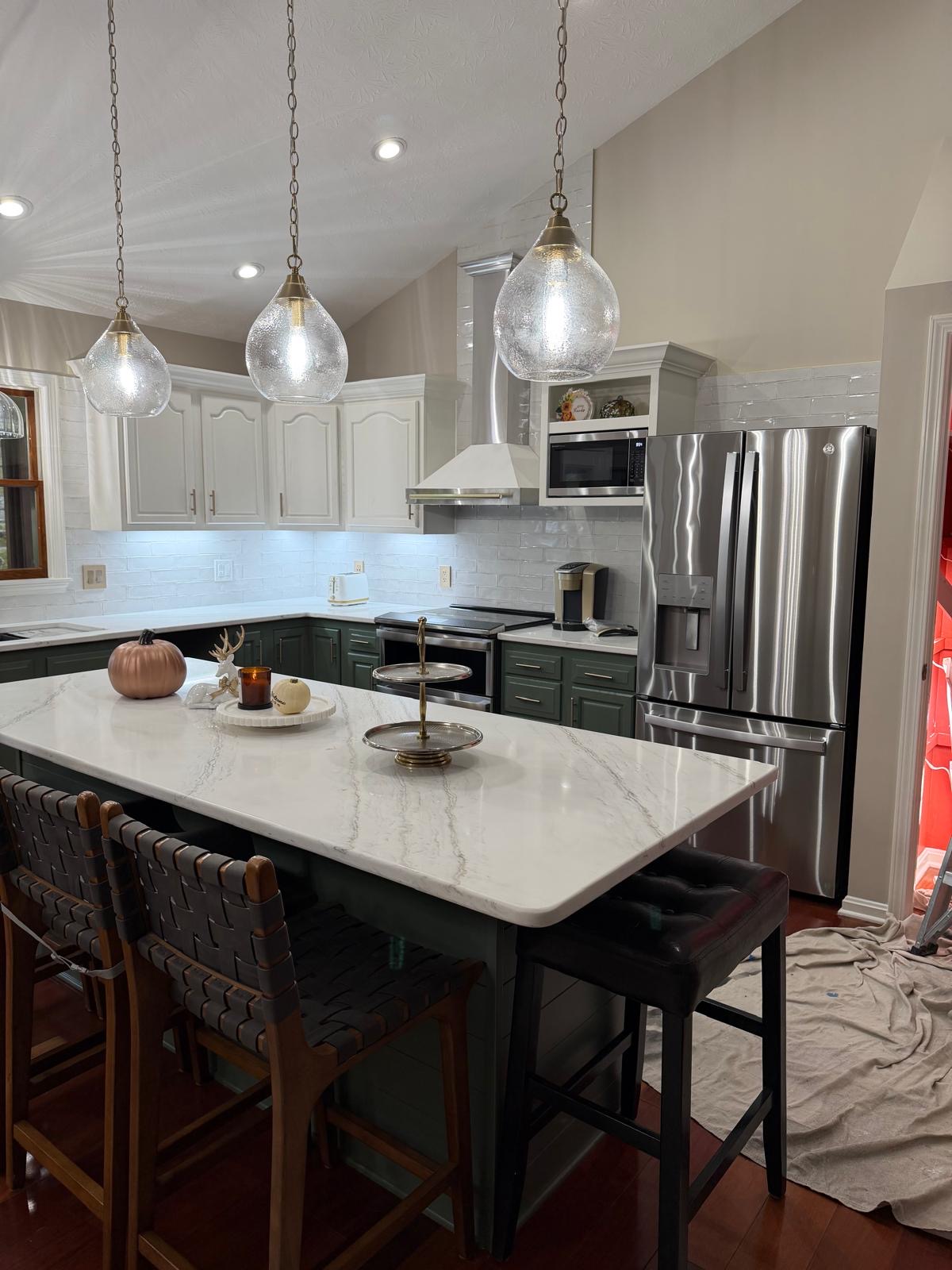 Kitchen after remodel - island view