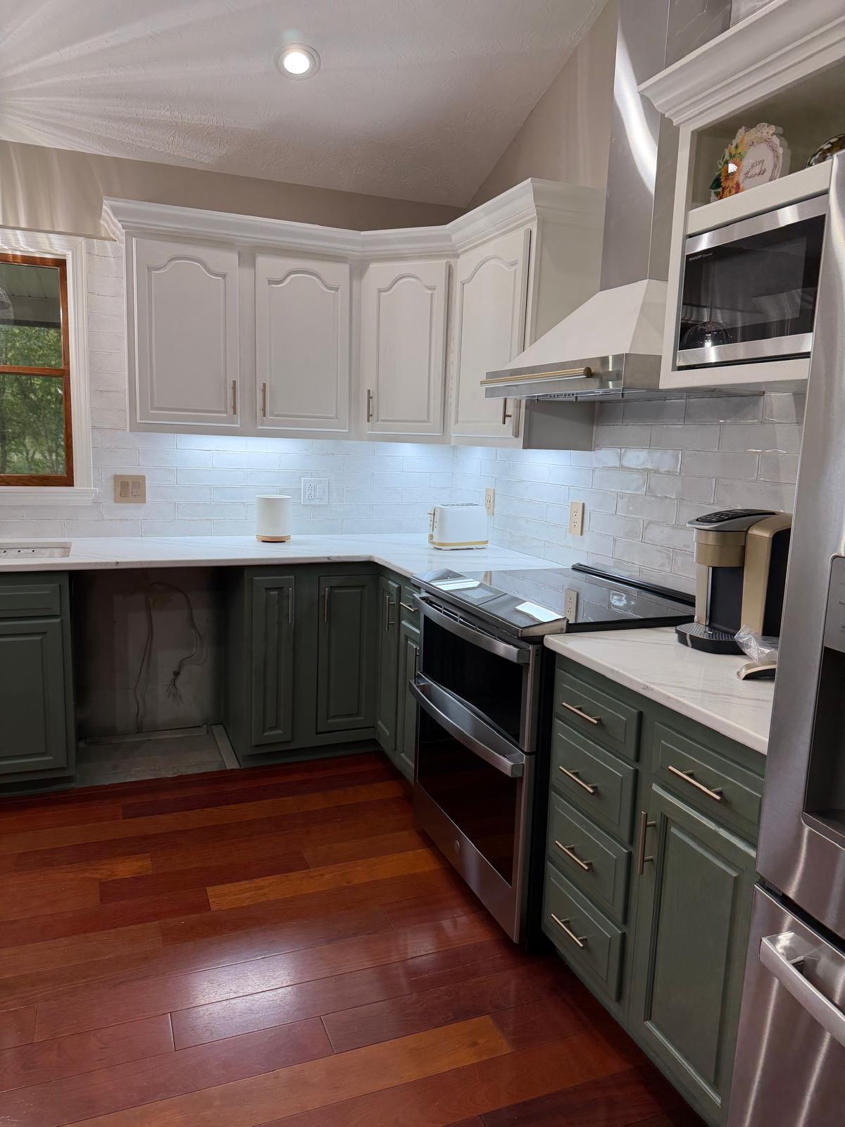 Kitchen after remodel - corner view